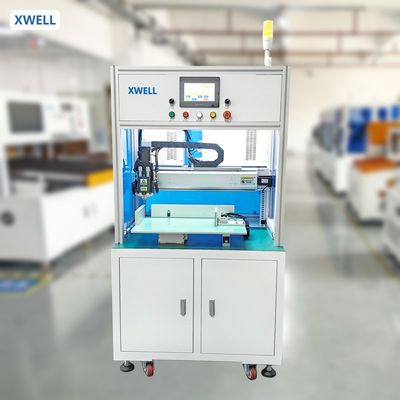 آلة لحام البقعة لبطارية أسطوانية من جانب واحد مع رأس لحام دوار