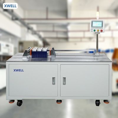 آلة تكديس وضغط بطارية الليثيوم حزمة بطارية موشورية مكدس