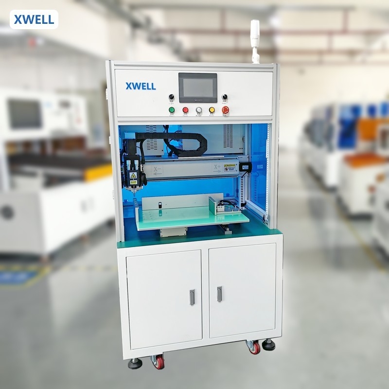 رأس لحام دوار CNC أوتوماتيكي أحادي الجانب لمصنع آلة لحام البقع لحزمة بطارية لي أيون