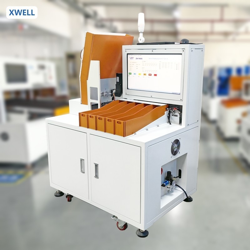 AA بطارية بطارية أسطوانية للخلايا الكهربائية IR Voltage Tester Grading Sorting Sorter Machine