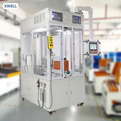 سعر جيد XWELL XW-ACDW ماكينة لحام نقطي أوتوماتيكية بالكامل ببطارية مزدوجة الجانب لإنتاج الخلايا الأسطوانية الانترنت