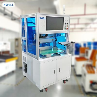سعر جيد XW-ADW أوتوماتيكي بطارية مزدوجة الجانب نقطة لحام آلة 8000A قابل للدوران رأس لحام الميل نقطة تحكم الكمبيوتر الانترنت