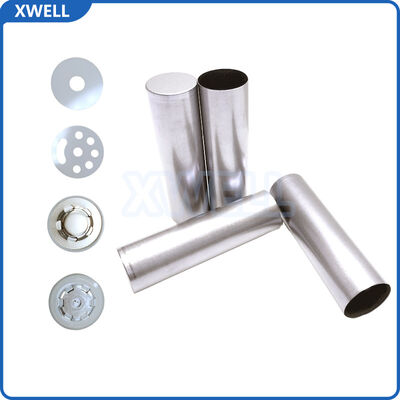 18650 علبة بطارية أسطوانية مع غطاء مضاد للانفجار وشرائح العزل العليا / السفلية